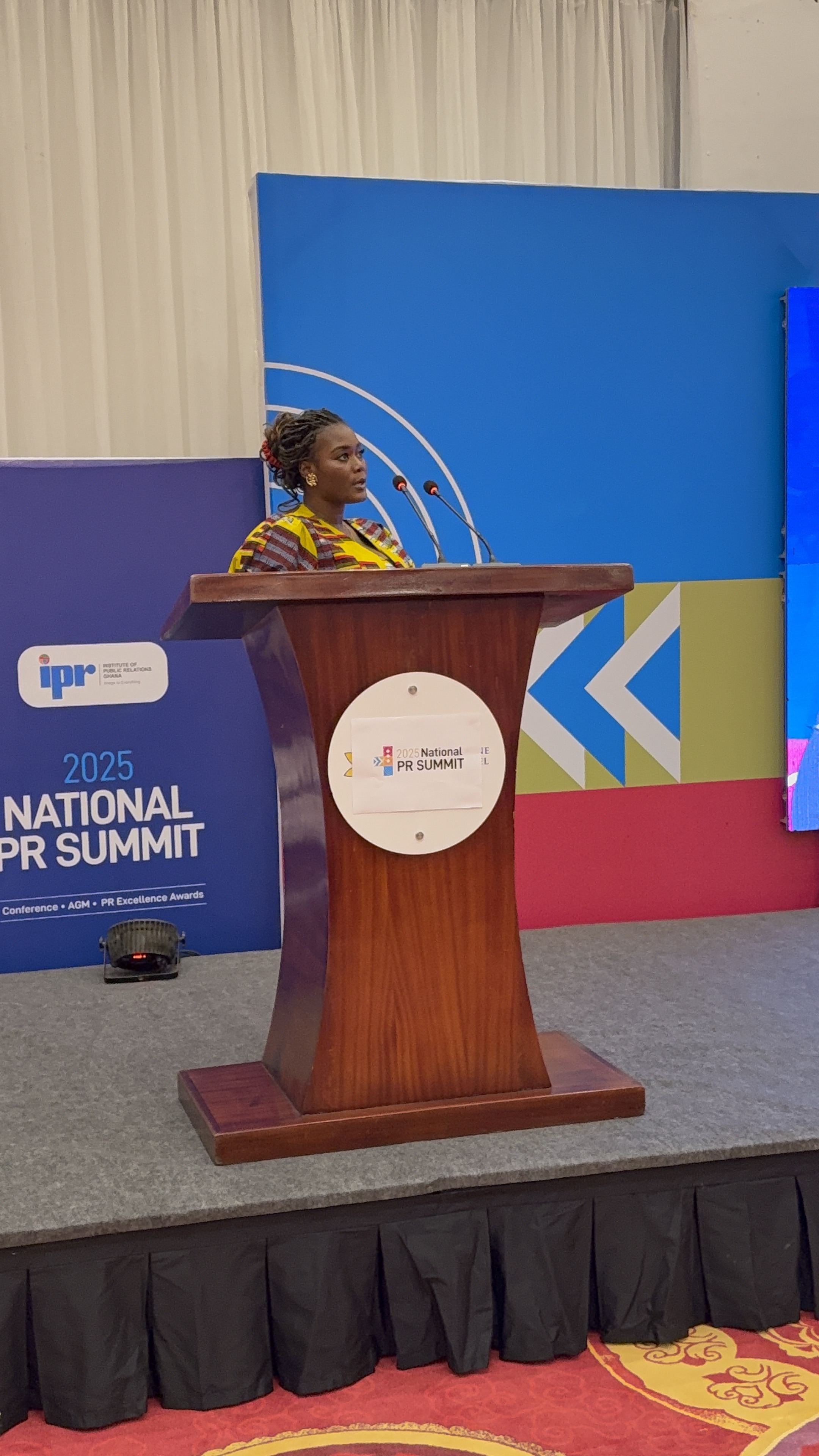 Antoinette Gyan speaking — engagement 8