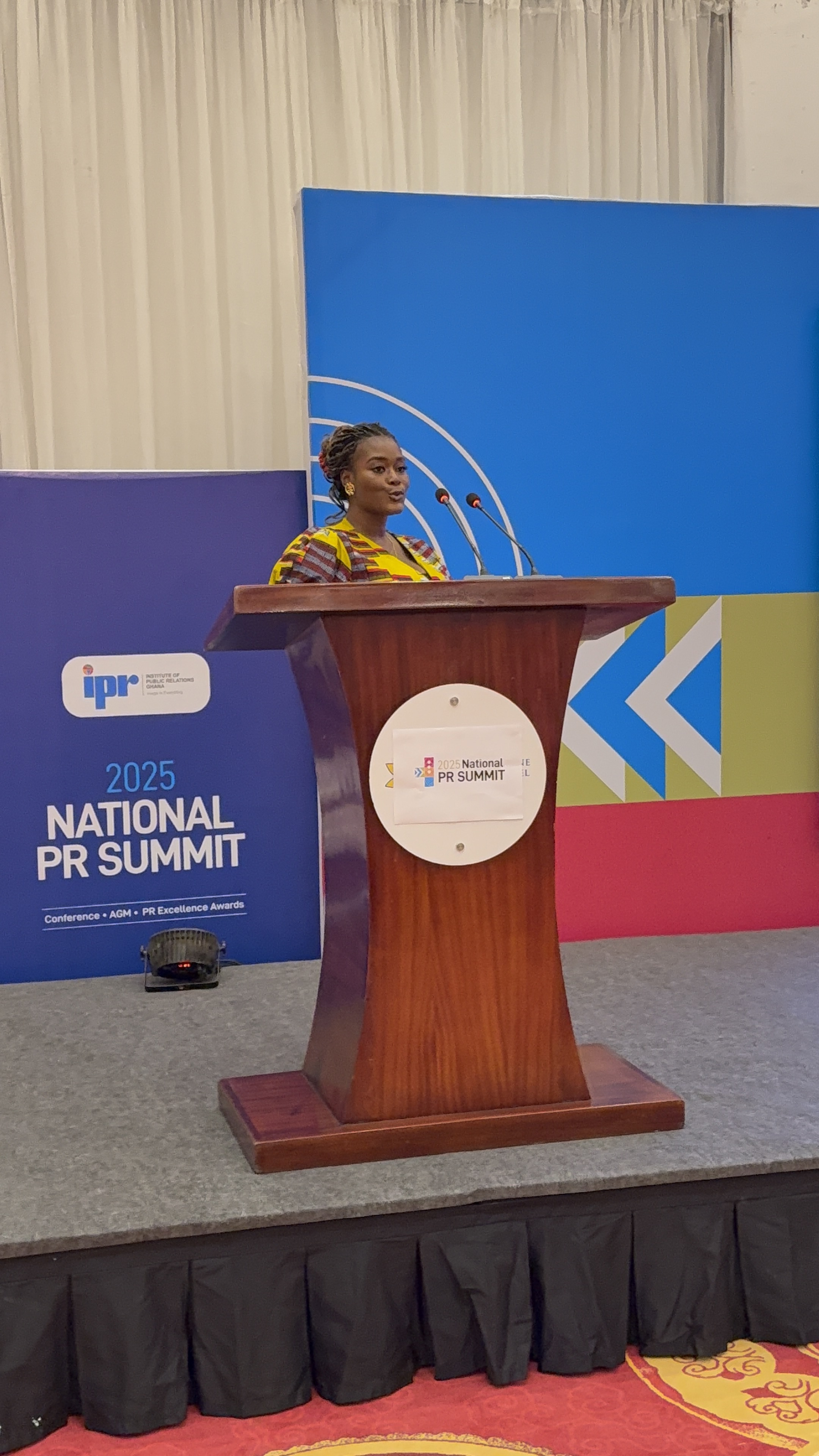 Antoinette Gyan speaking — engagement 9