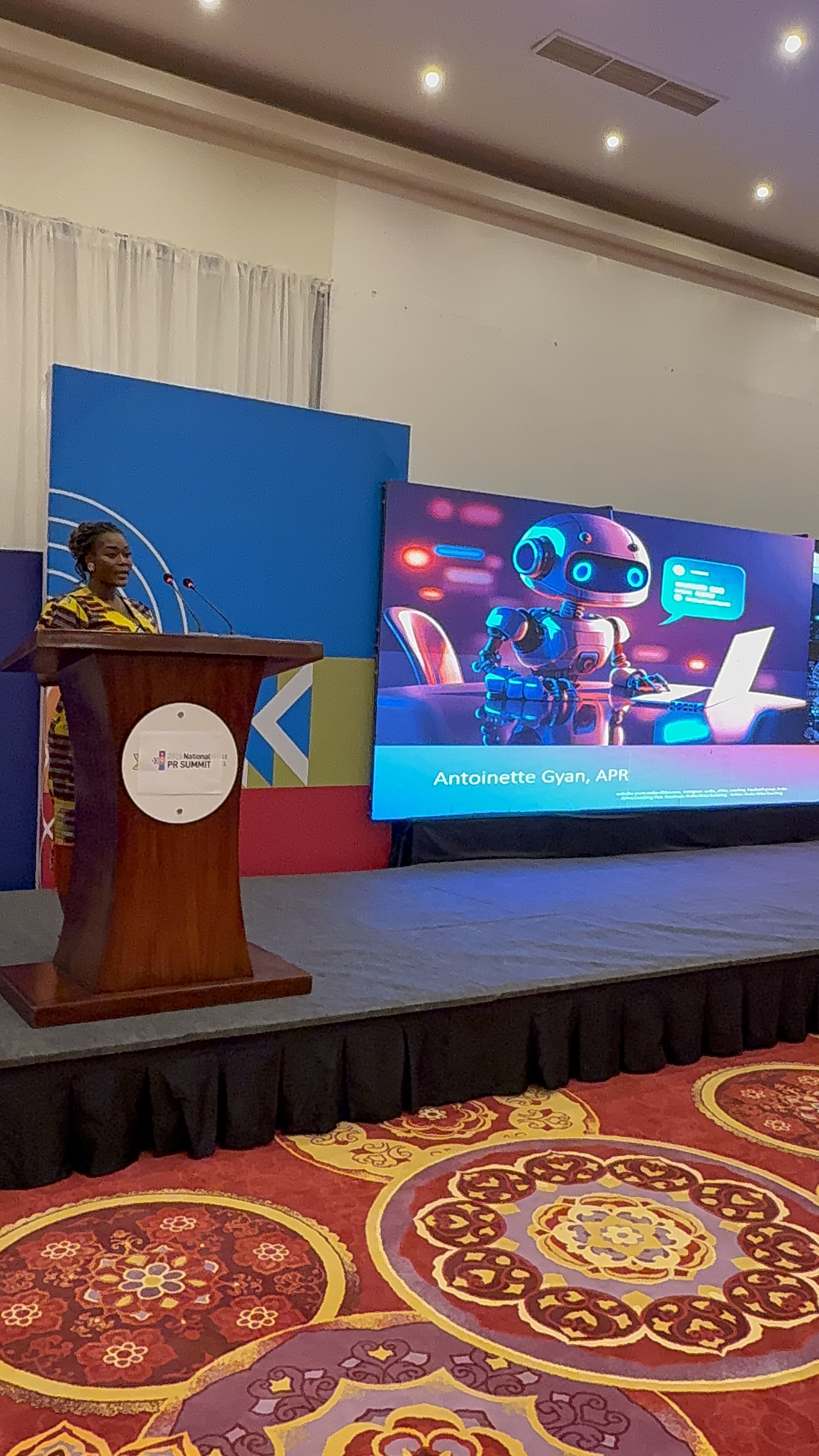 Antoinette Gyan speaking — engagement 3