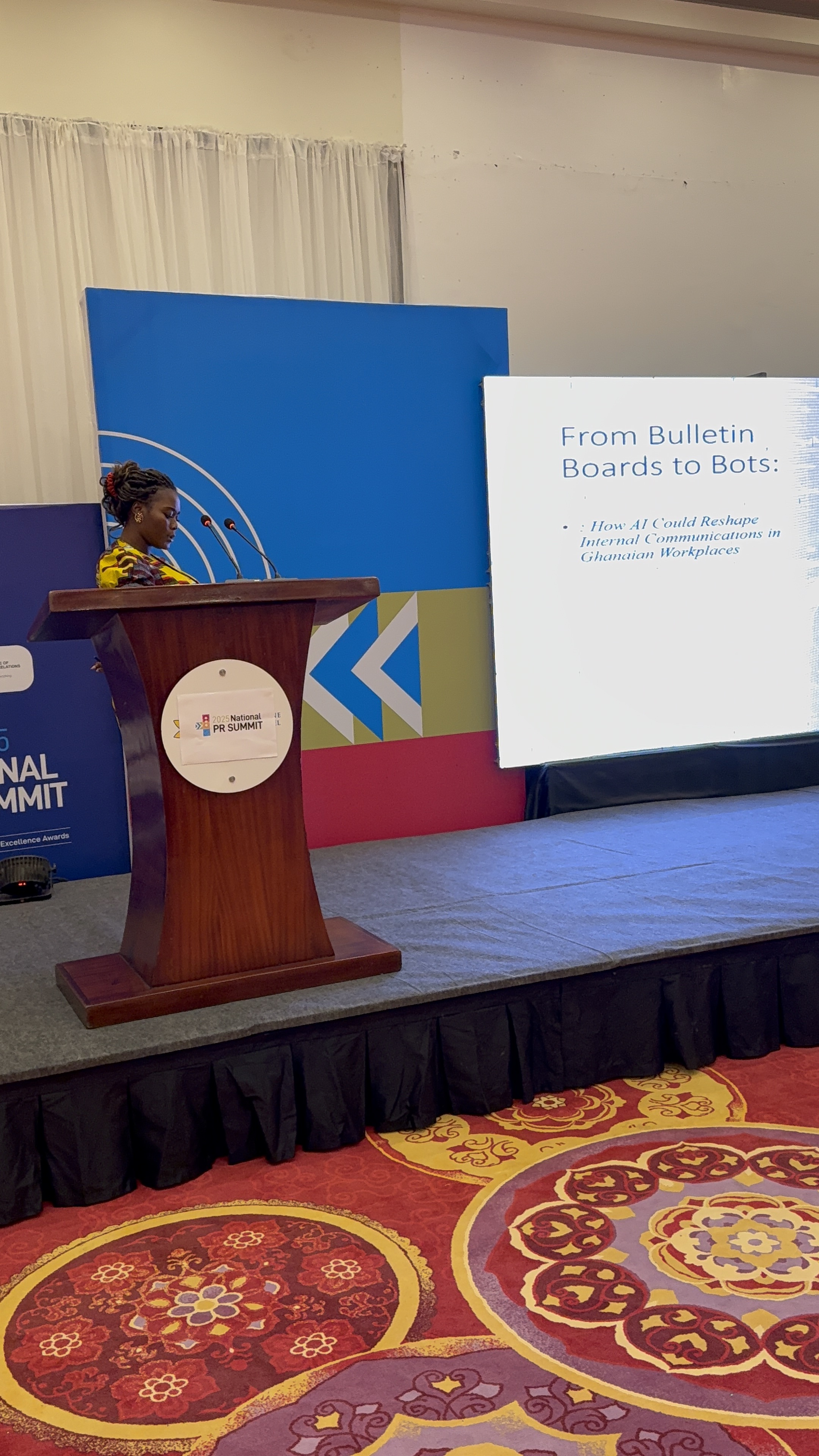 Antoinette Gyan speaking — engagement 4