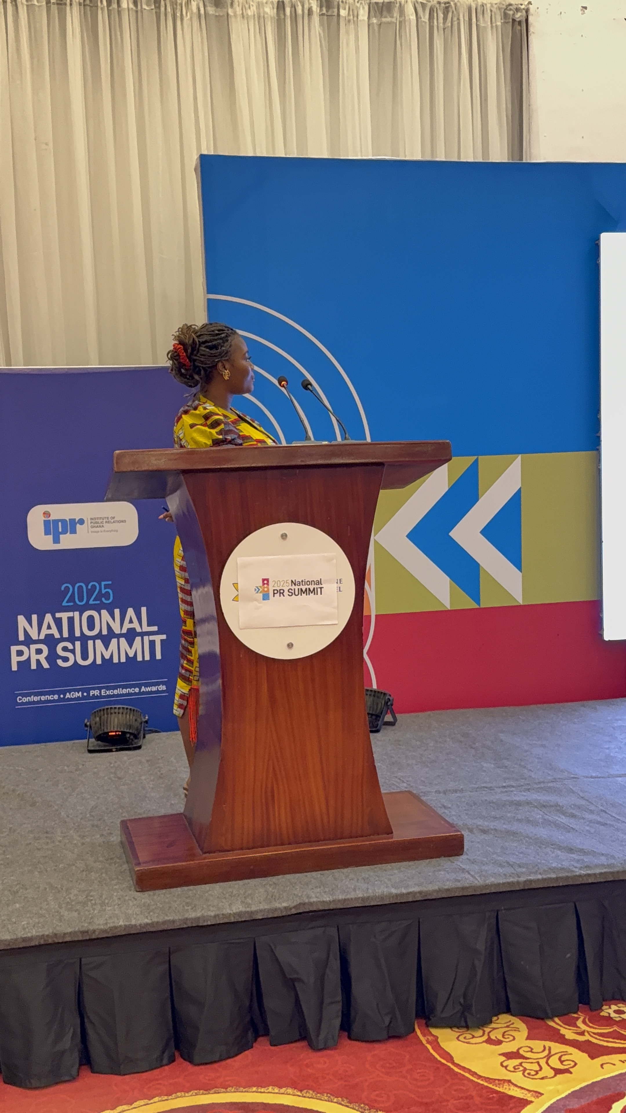 Antoinette Gyan speaking — engagement 5