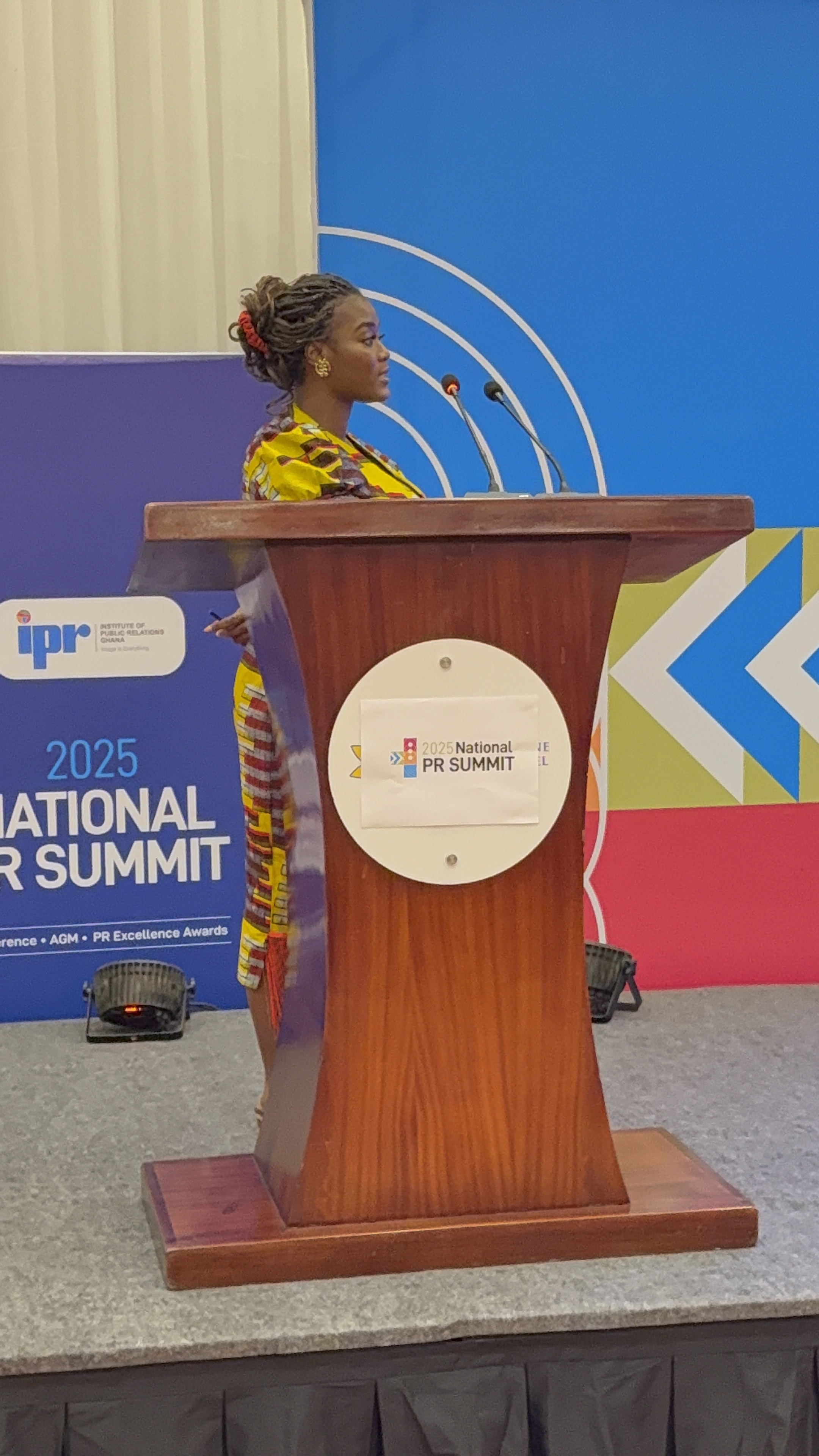 Antoinette Gyan speaking — engagement 6