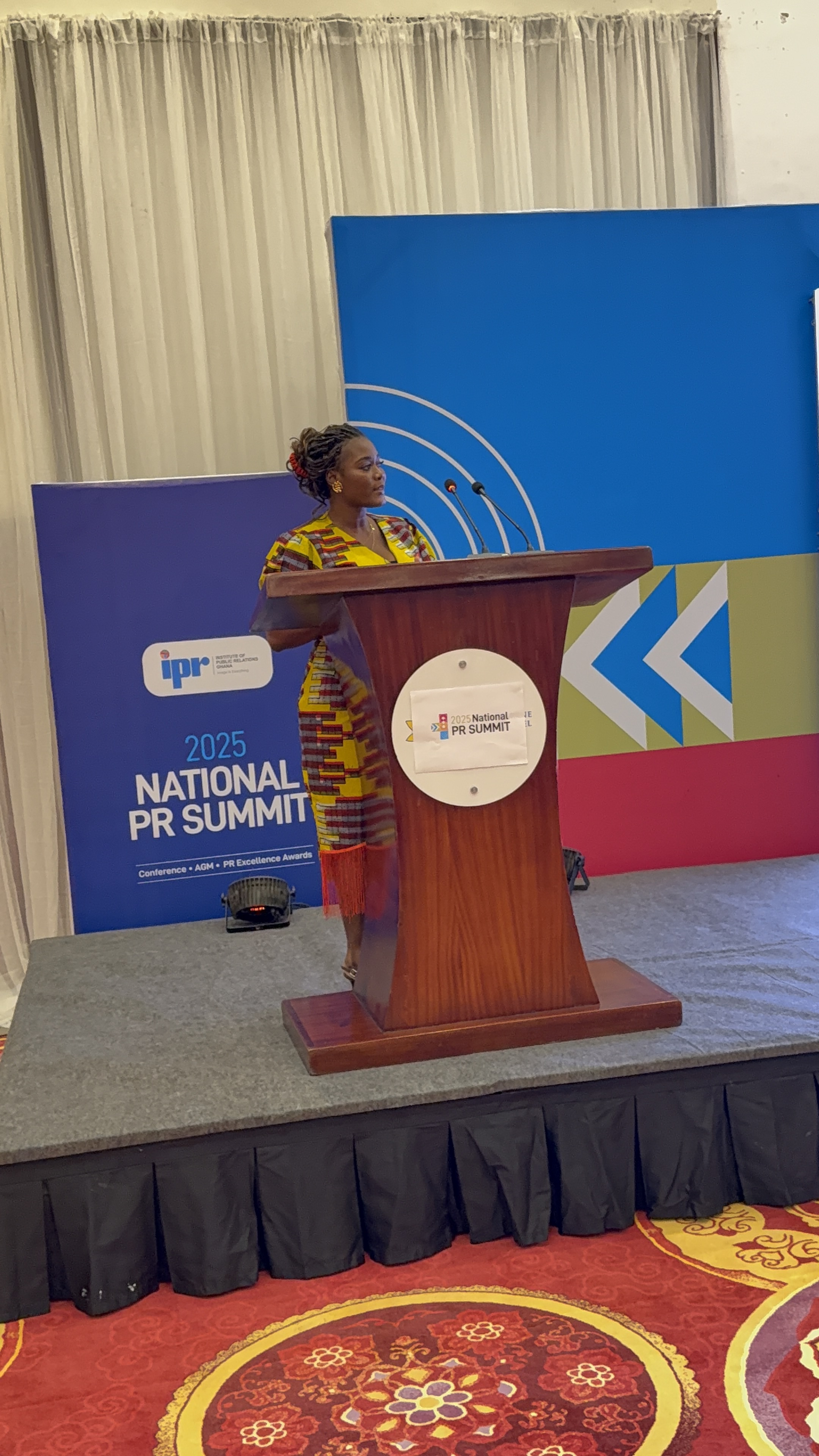 Antoinette Gyan speaking — engagement 7