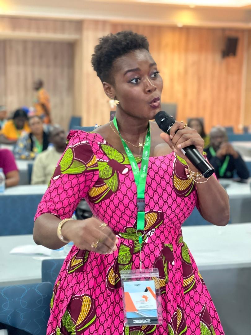 Antoinette Gyan speaking — engagement 14