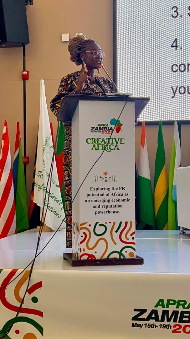 Antoinette Gyan speaking — engagement 15