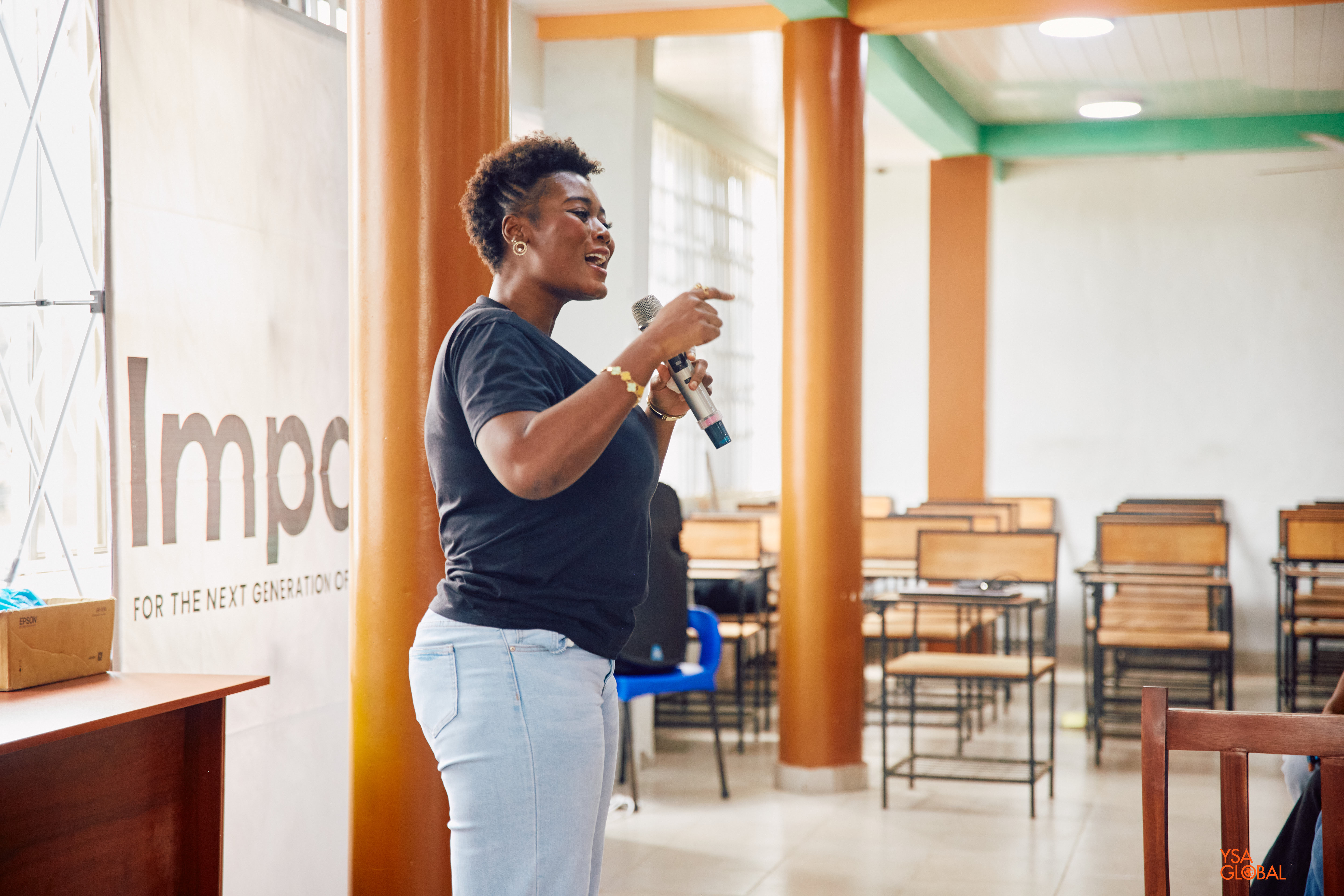 Antoinette Gyan speaking — engagement 12