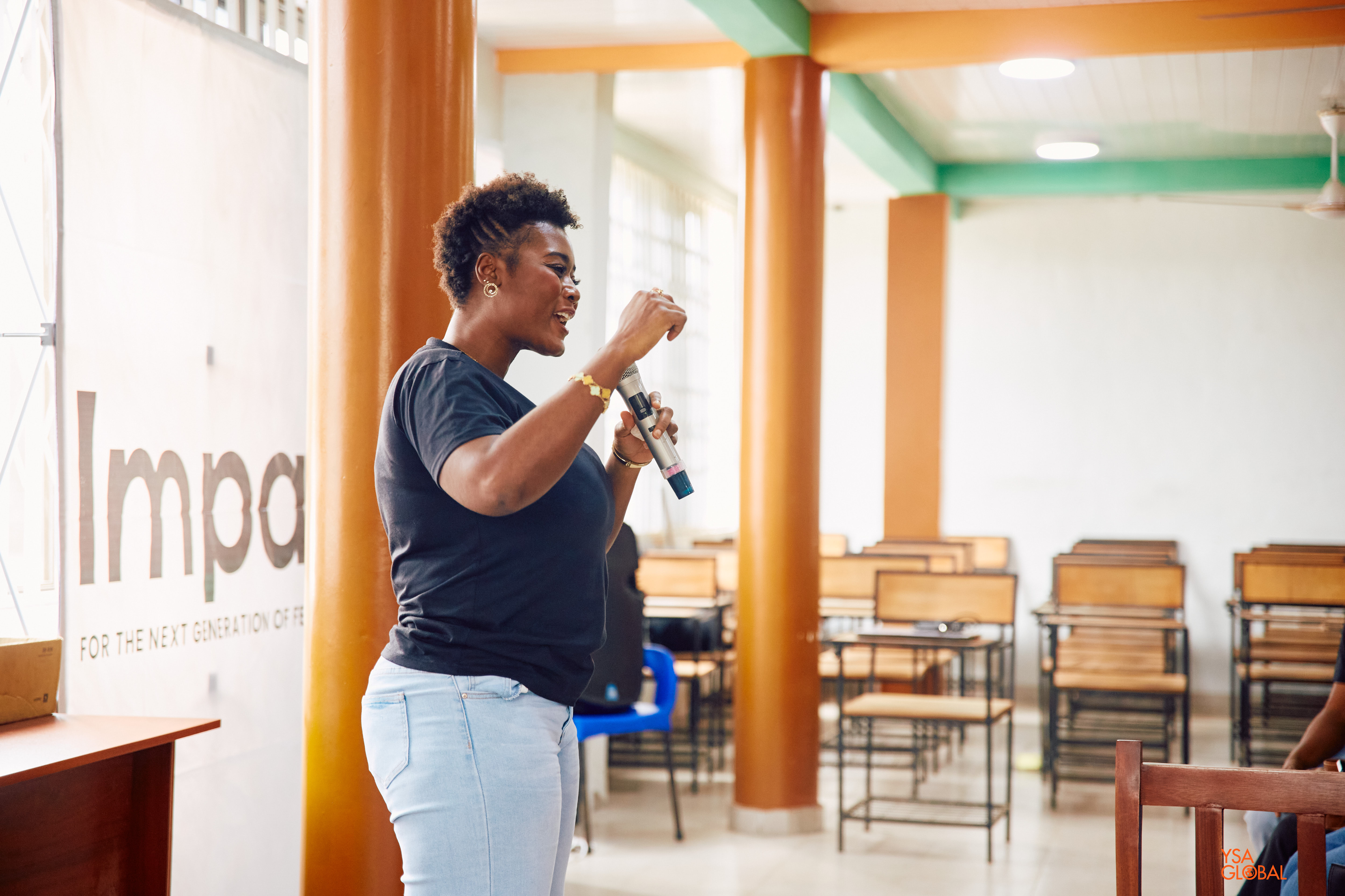 Antoinette Gyan speaking — engagement 13